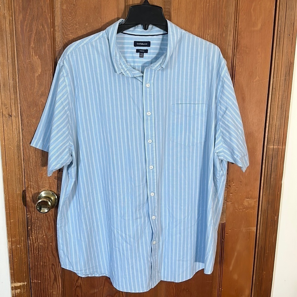 Croft & Barrow Men’s Short Sleeve Button Up Shirt Size XXL